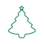 Christmas tree icon