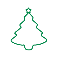 Christmas tree icon
