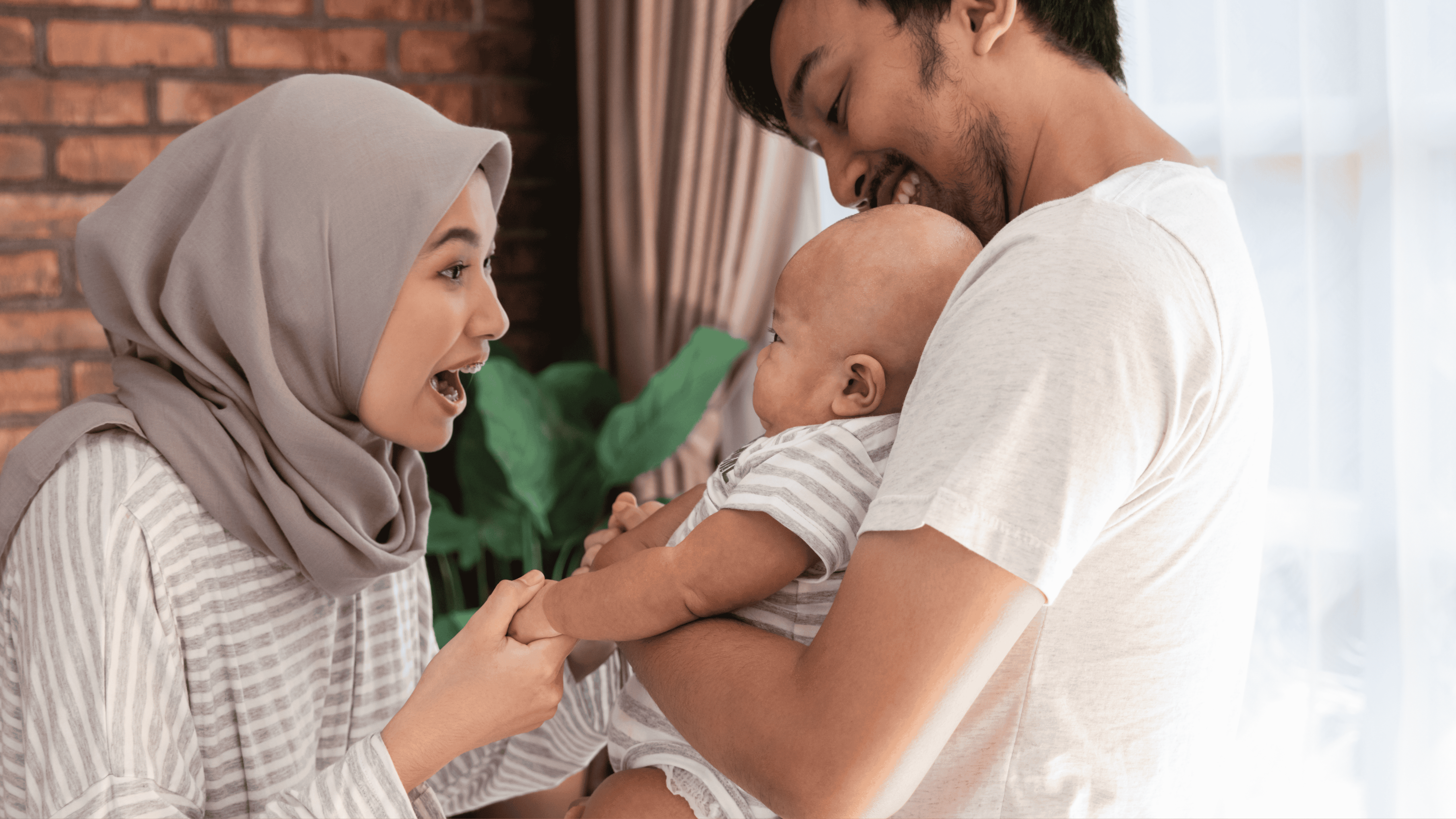 Parents and baby